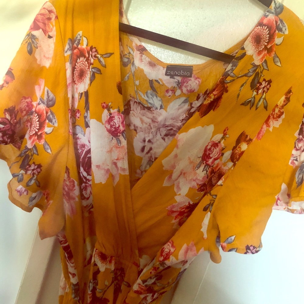 Long floral Dress plus size